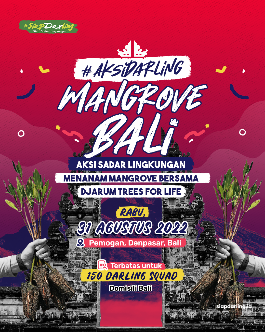 Pendaftaran Batch I #AksiDarling Mangrove, Pemogan - Denpasar