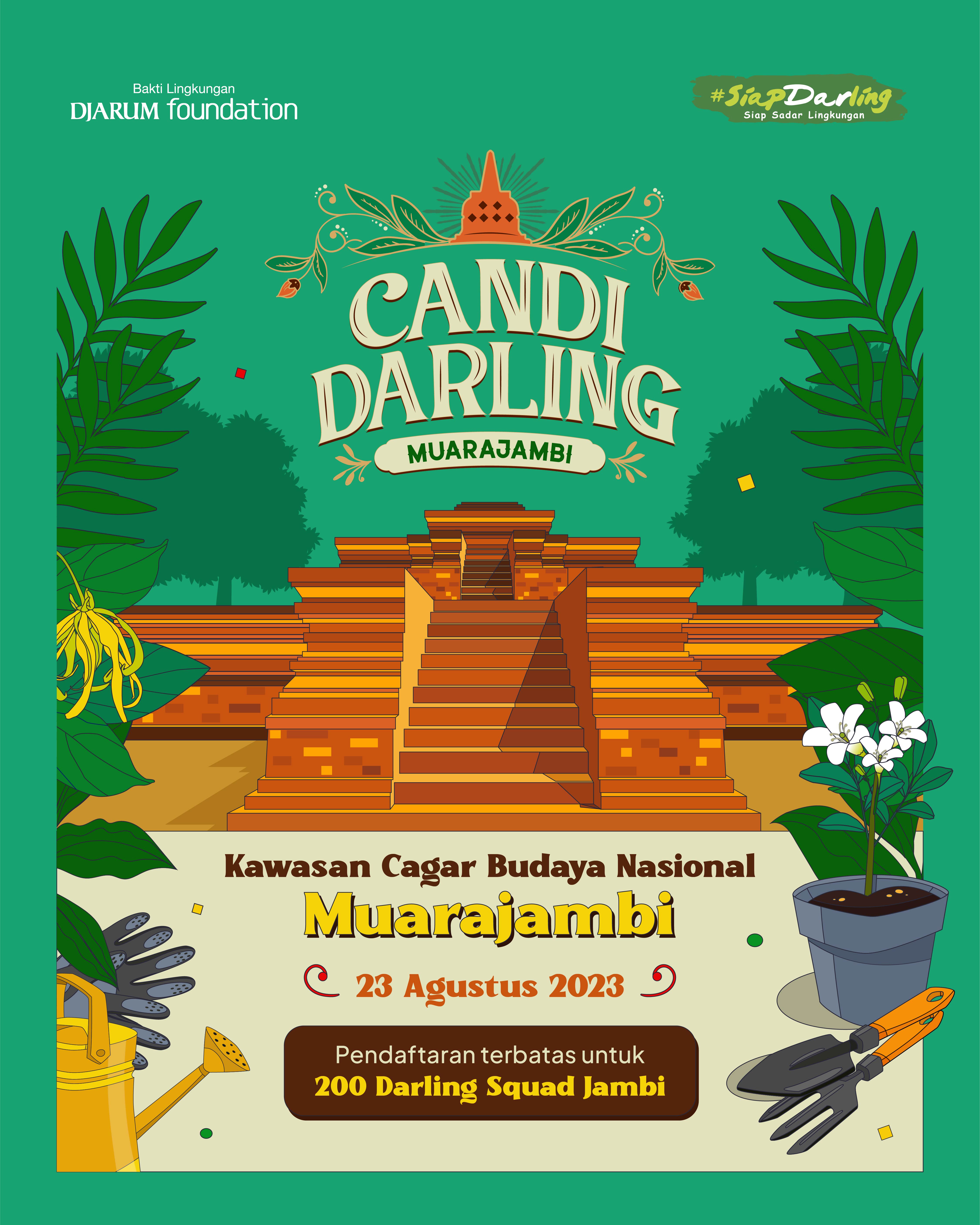 #CandiDarling Kawasan Cagar Budaya Nasional Muarajambi