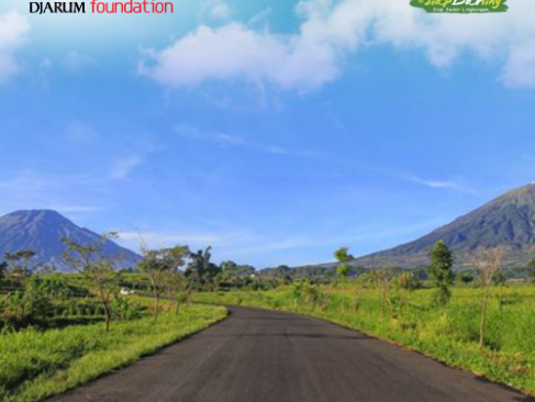 Gambar Pemandangan Dua Gunung Waktu Kecil, Ternyata Ada Lho!